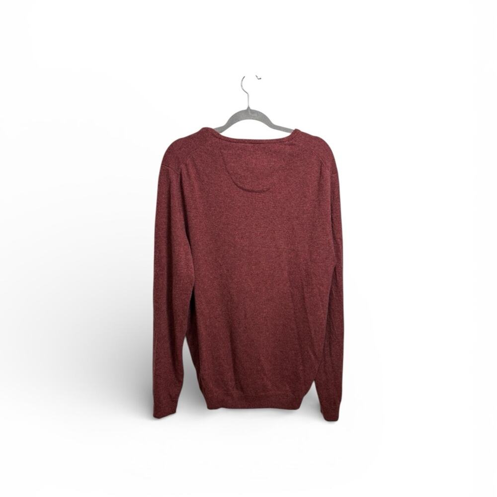 100% Cashmere Joseph Abboud Men’s XXL‎ V-Neck Sweater Classic Old Money Academia - Picture 2 of 6